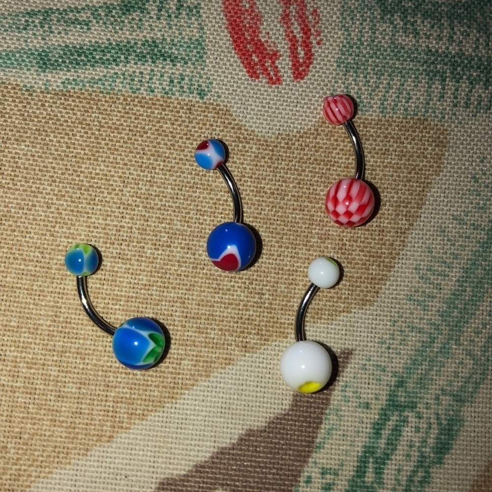 Bundle Of Belly Rings They Are New